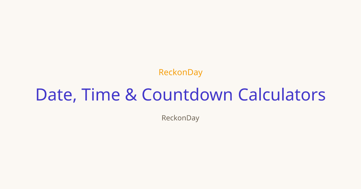 date-time-countdown-calculators